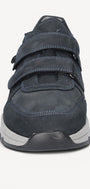 Heren veterschoenen-Blauw suède/nubuck