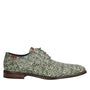 Heren veterschoenen-Groen leer