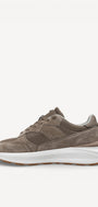 Heren veterschoenen-Beige suède/nubuck