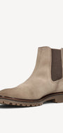 Heren boots-Beige suède/nubuck