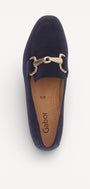 DAMES INSTAPSCHOENEN-Blauw suède/nubuck
