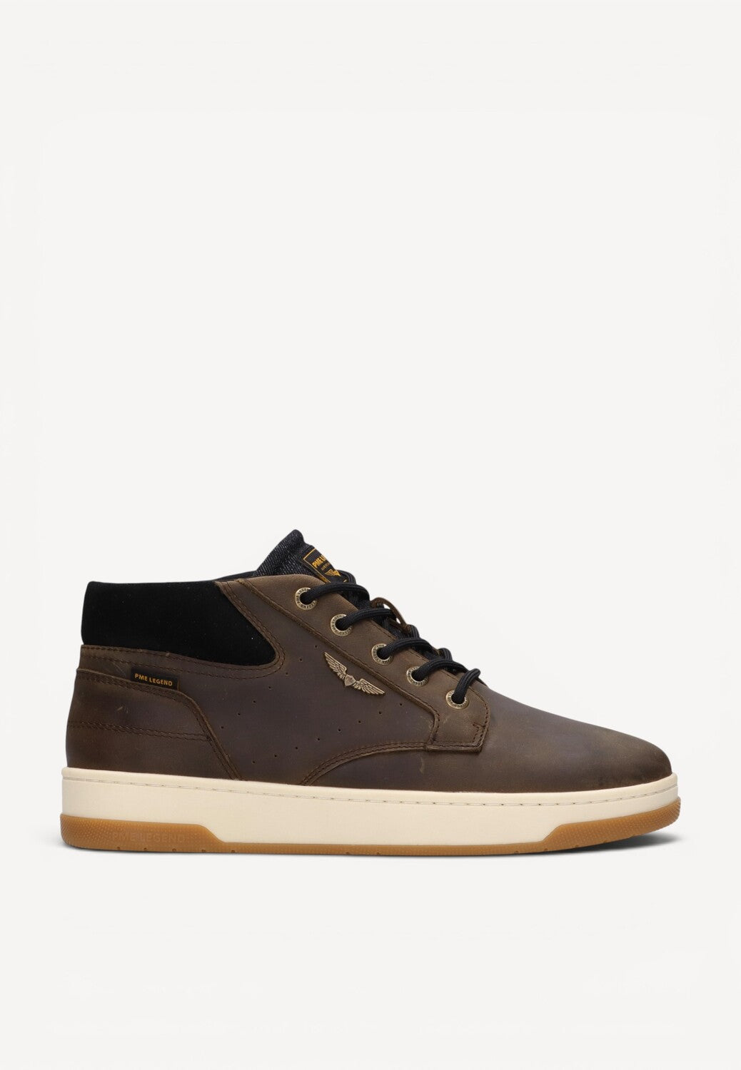 Heren boots-Bruin leer