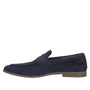 Heren instapper-Blauw suède/nubuck