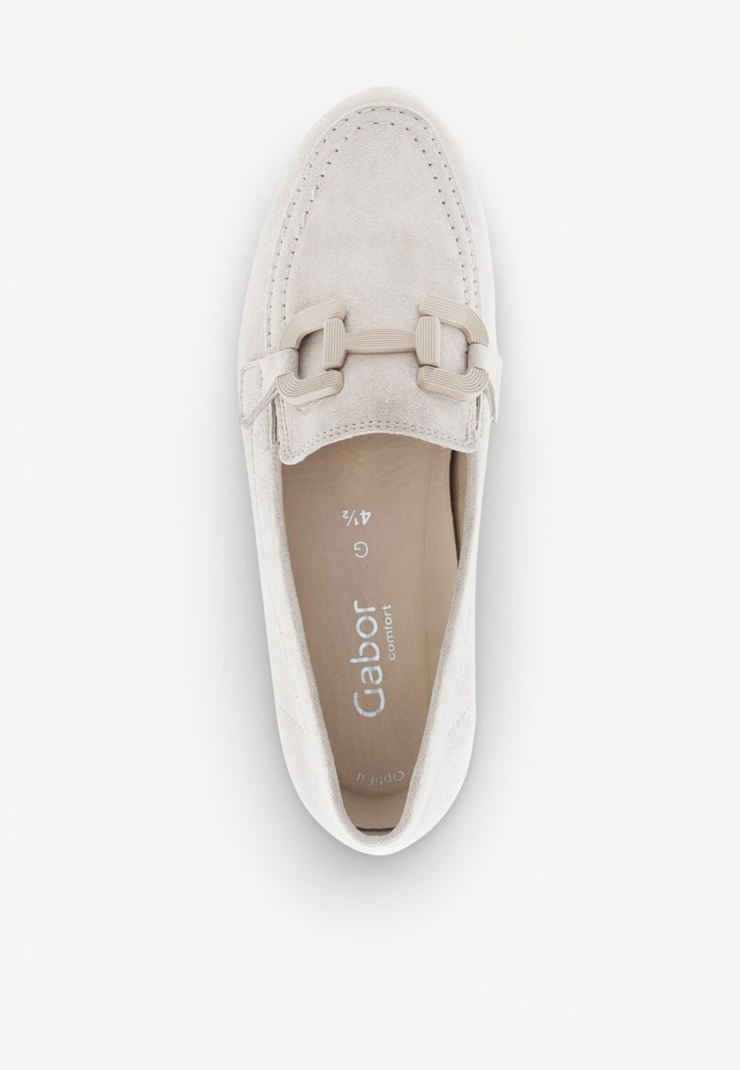 DAMES INSTAPSCHOENEN-Beige suède/nubuck
