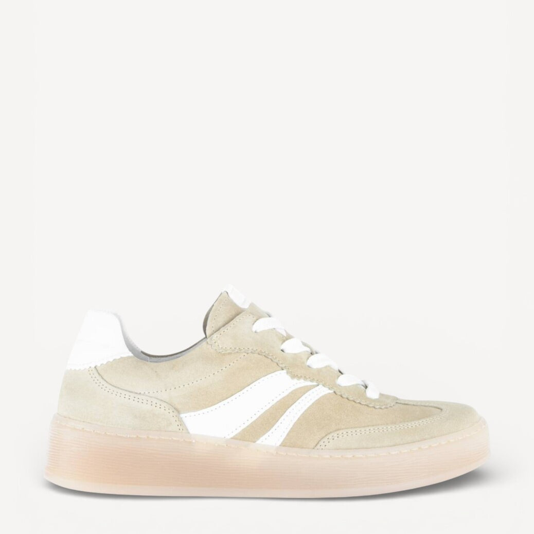 DAMES SPORTIEVE VETERSCHO-Beige suède/nubuck