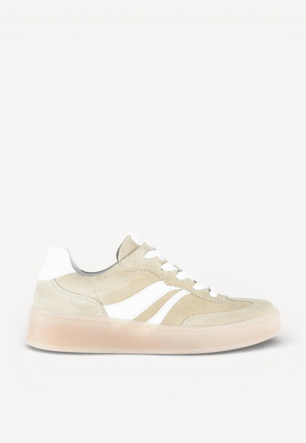 DAMES SPORTIEVE VETERSCHO-Beige suède/nubuck