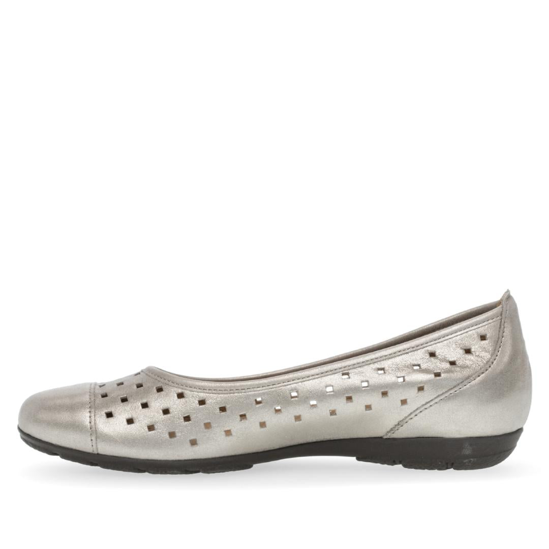 BALLERINAS + PUMPS-Brons leer