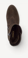 DAMES BOOTS+KORT LAARS-Bruin suède