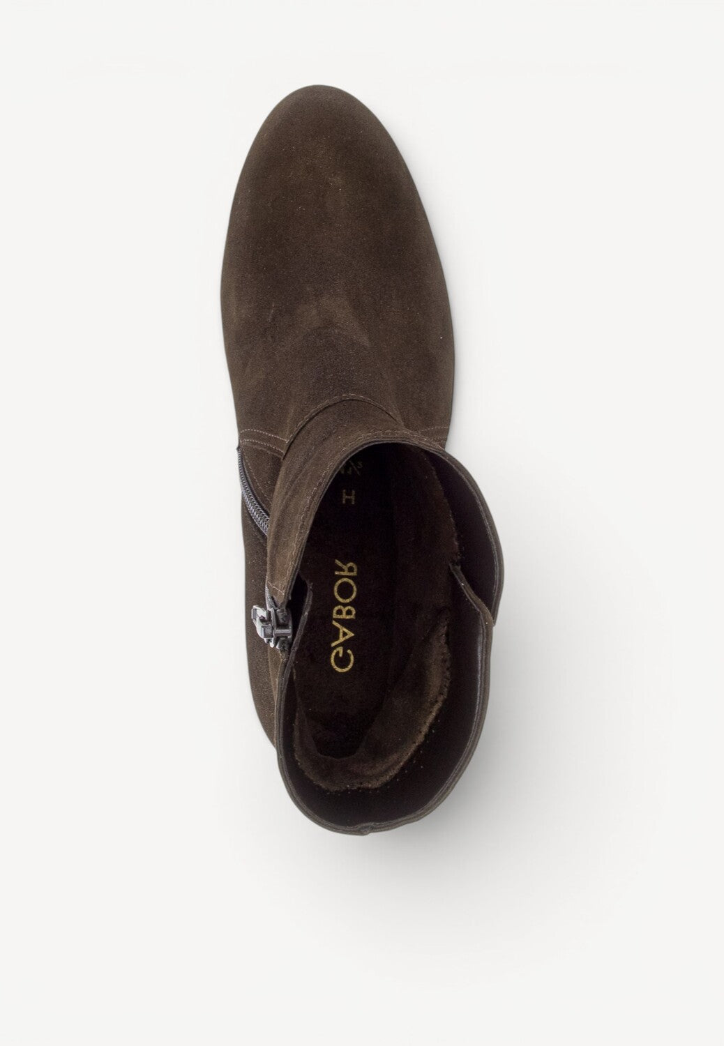 DAMES BOOTS+KORT LAARS-Bruin suède
