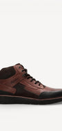 Heren boots-Bruin leer