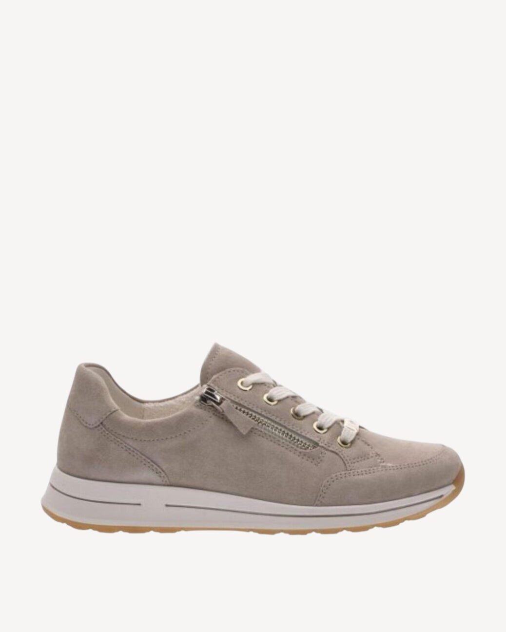 DAMES SPORTIEVE VETERSCHO-Beige suède/nubuck