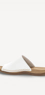 DAMES OPEN SCHOENEN-Wit leer