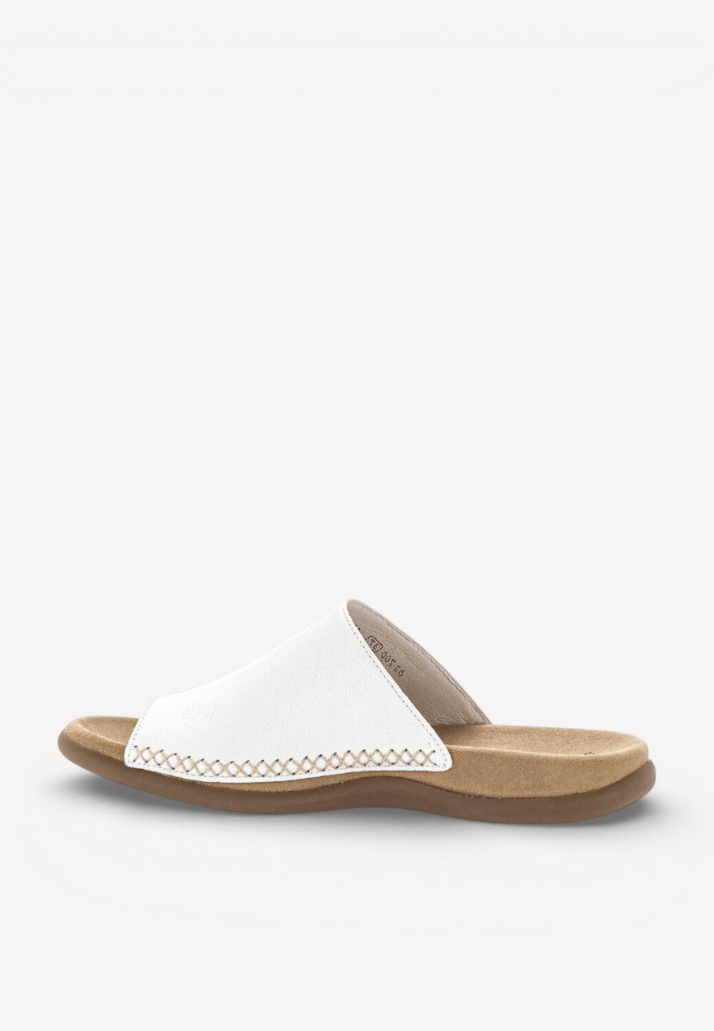 DAMES OPEN SCHOENEN-Wit leer