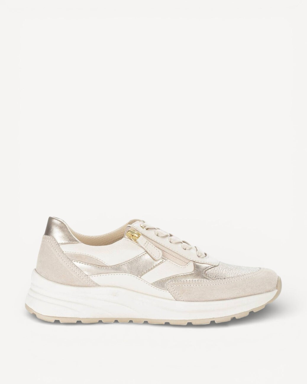 DAMES SPORTIEVE VETERSCHO-Beige combi kleur