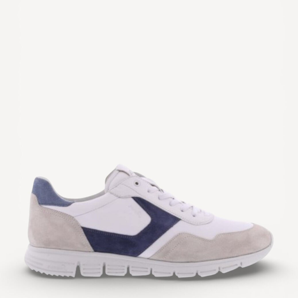 Heren veterschoenen-Beige suède/nubuck