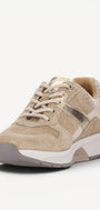 DAMES SPORTIEVE VETERSCHO-Beige suède/nubuck