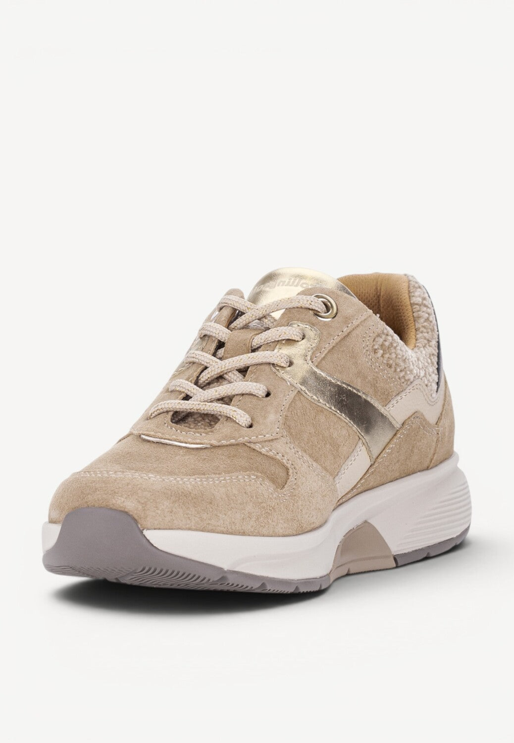 DAMES SPORTIEVE VETERSCHO-Beige suède/nubuck