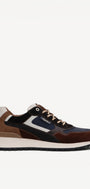 Heren veterschoenen-Bruin suède