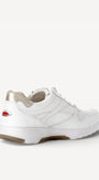 DAMES SPORTIEVE VETERSCHO-Wit leer