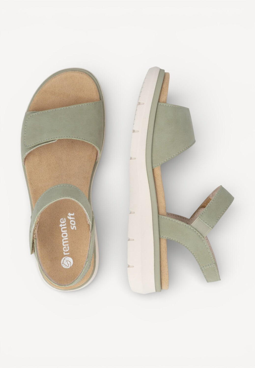 DAMES OPEN SCHOENEN-Groen suède/nubuck