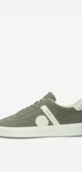 Heren veterschoenen-Groen suède/nubuck