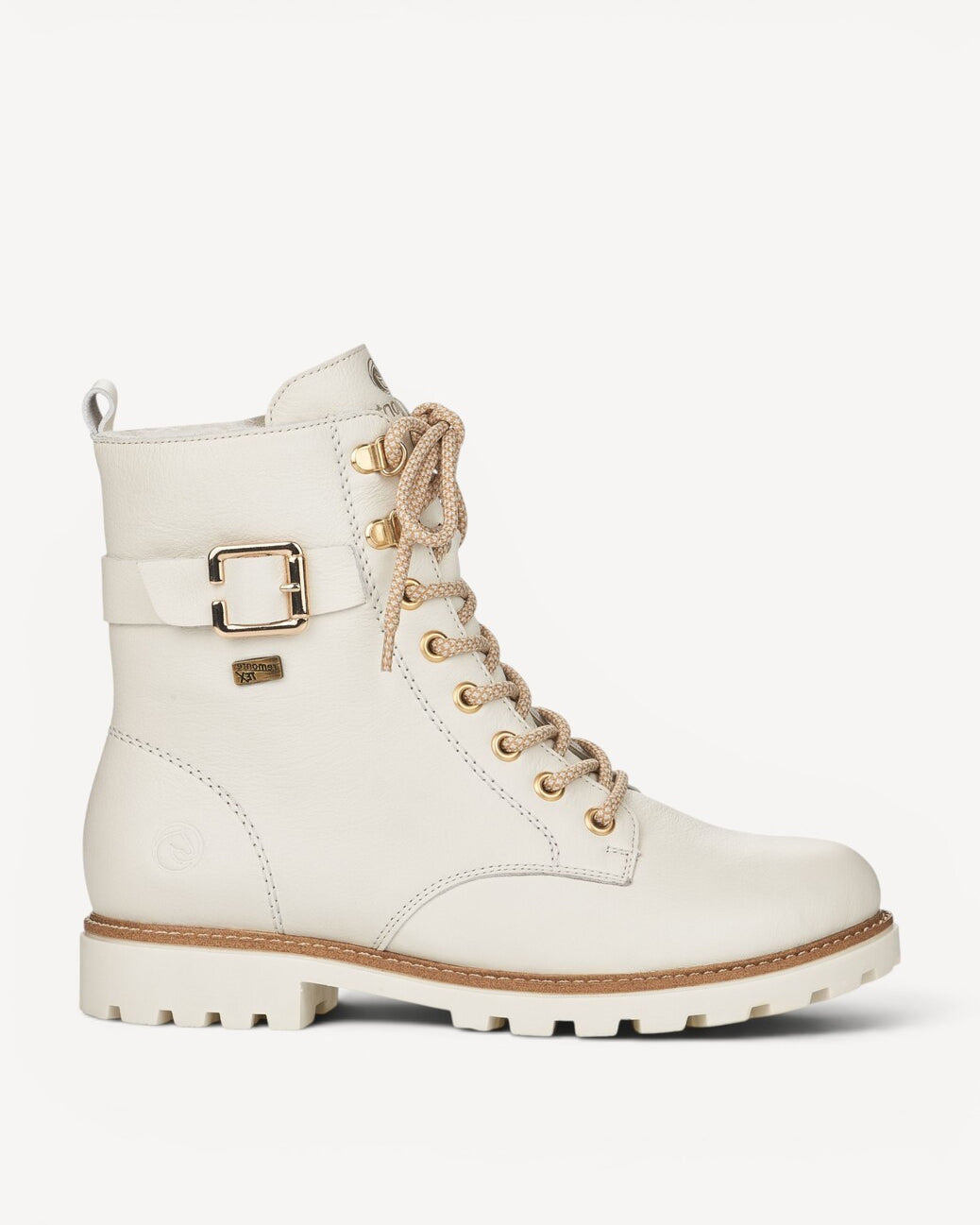DAMES BOOTS+KORT LAARS-Wit leer