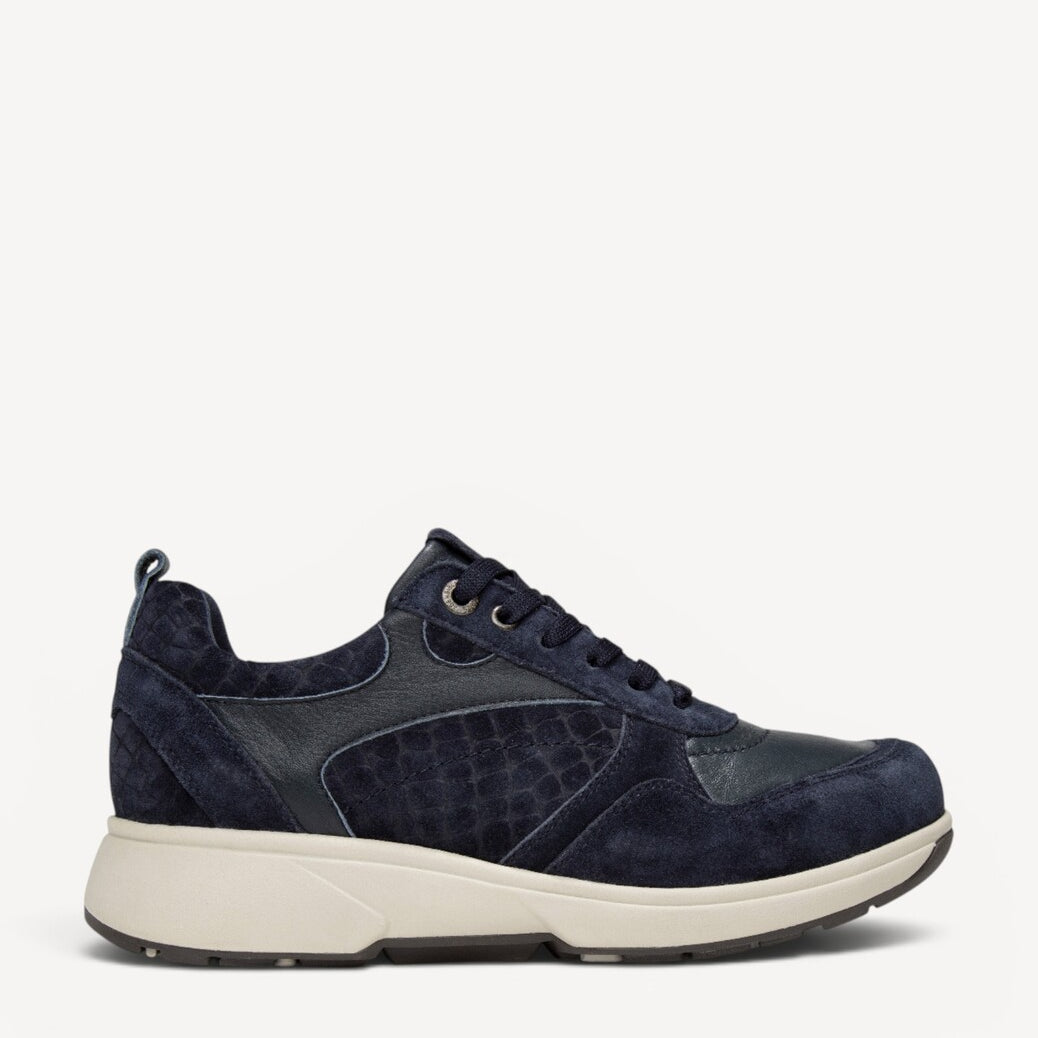 DAMES SPORTIEVE VETERSCHO-Blauw leer