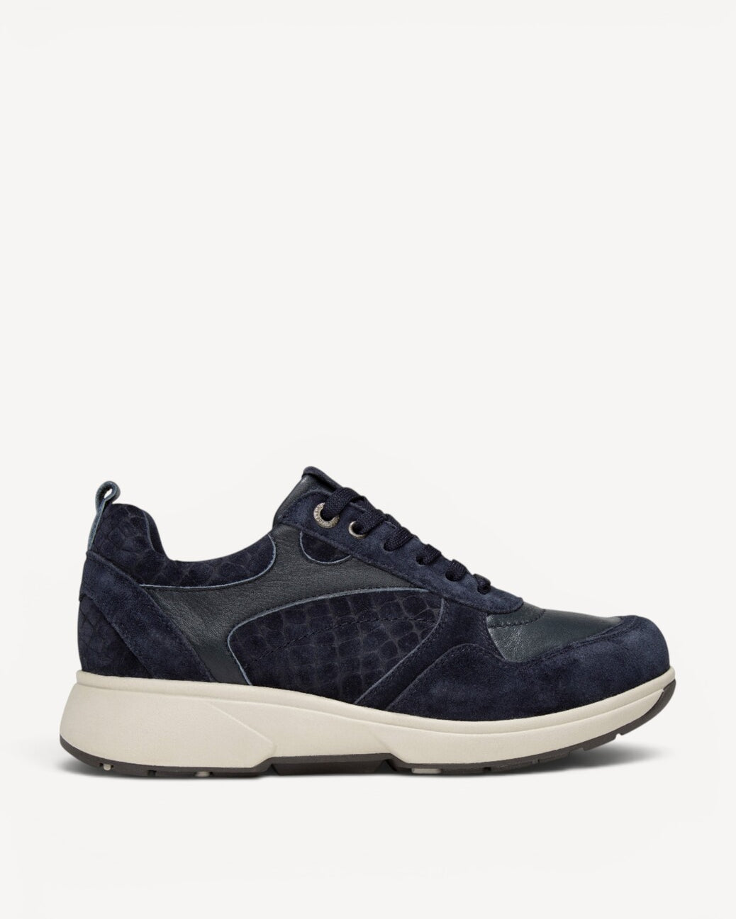 DAMES SPORTIEVE VETERSCHO-Blauw leer
