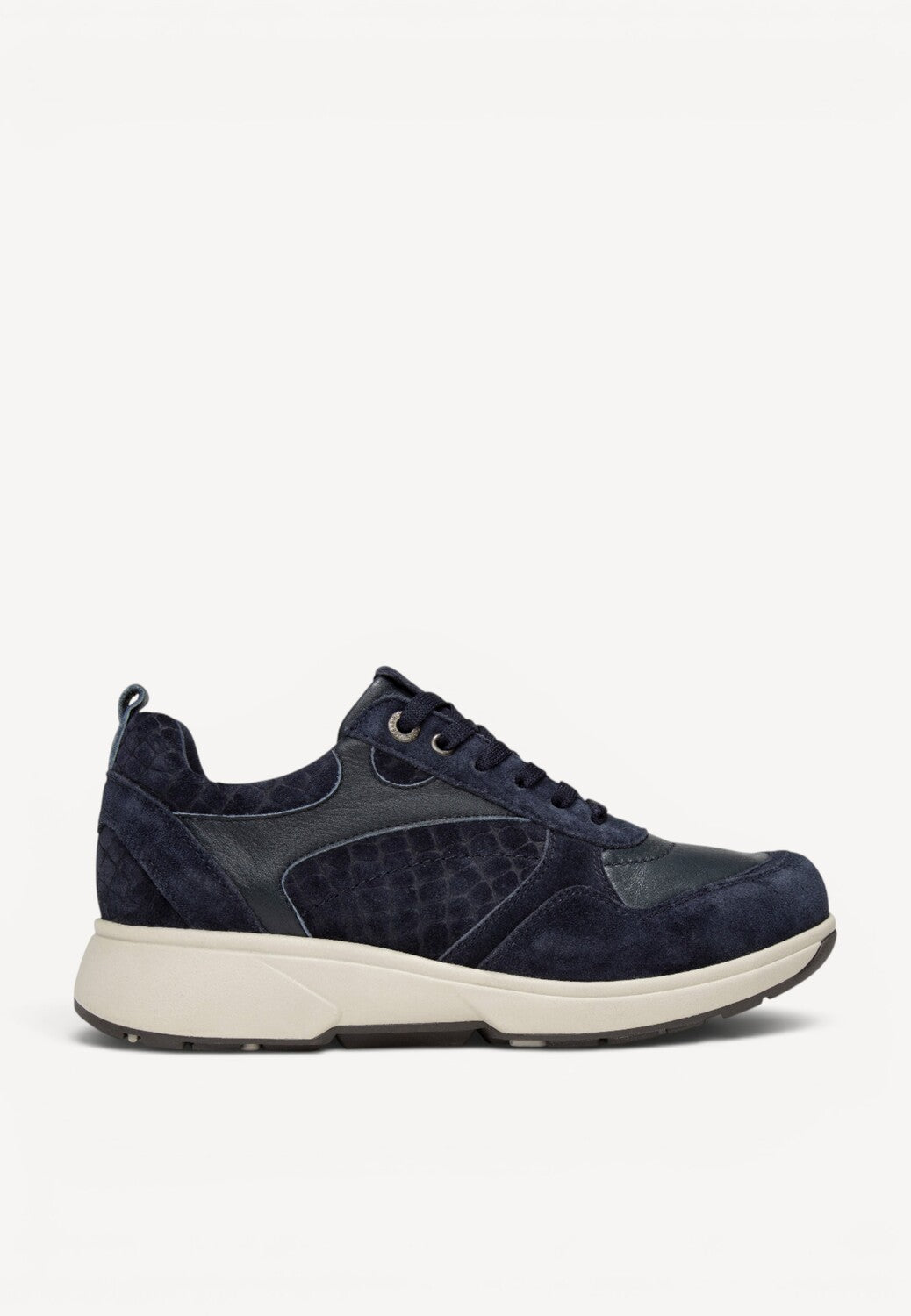 DAMES SPORTIEVE VETERSCHO-Blauw leer