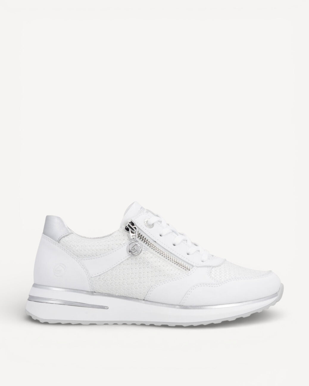 DAMES SPORTIEVE VETERSCHO-Wit leer