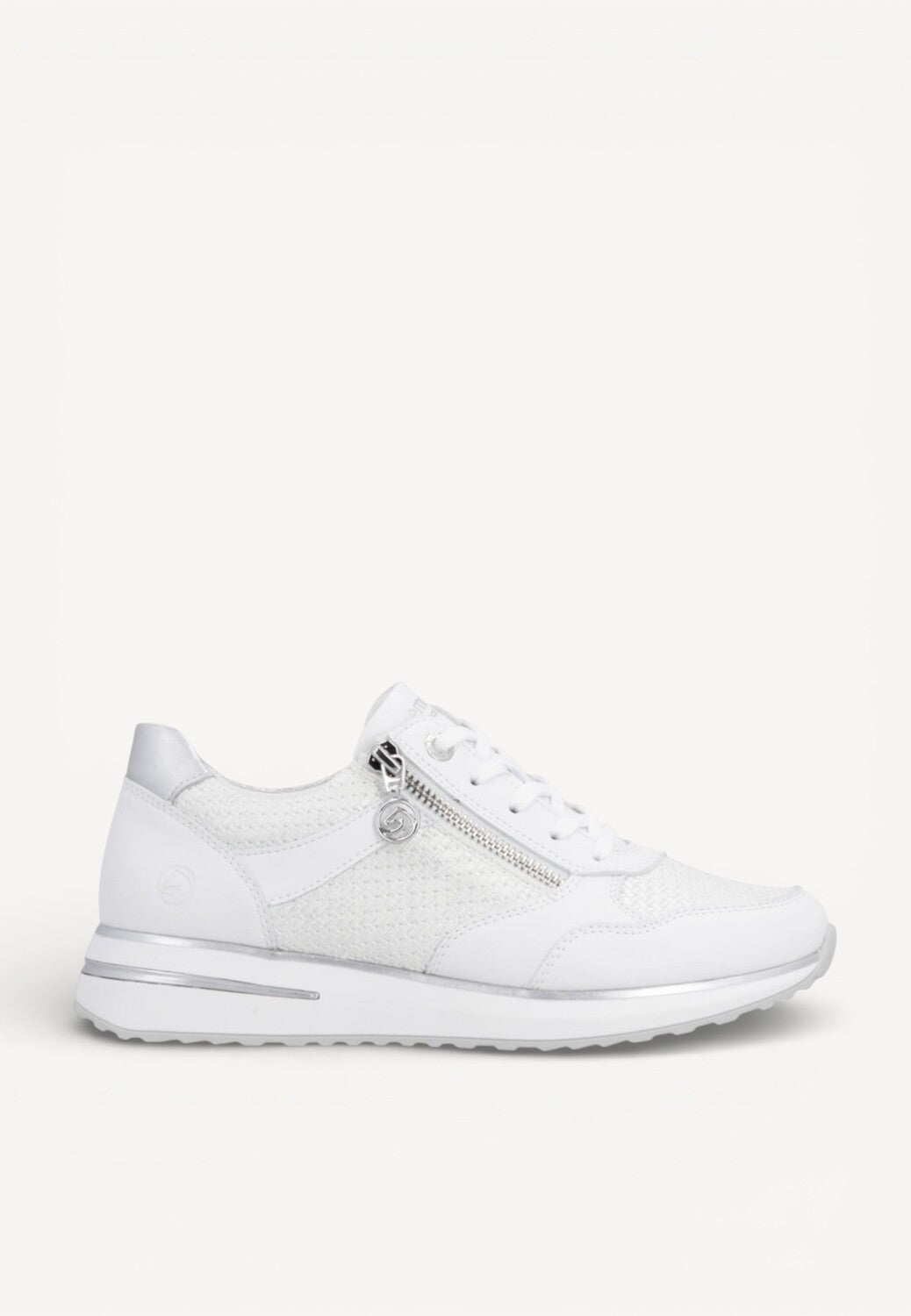 DAMES SPORTIEVE VETERSCHO-Wit leer