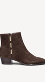 DAMES BOOTS+KORT LAARS-Bruin suède