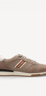 Heren veterschoenen-Beige suède/nubuck