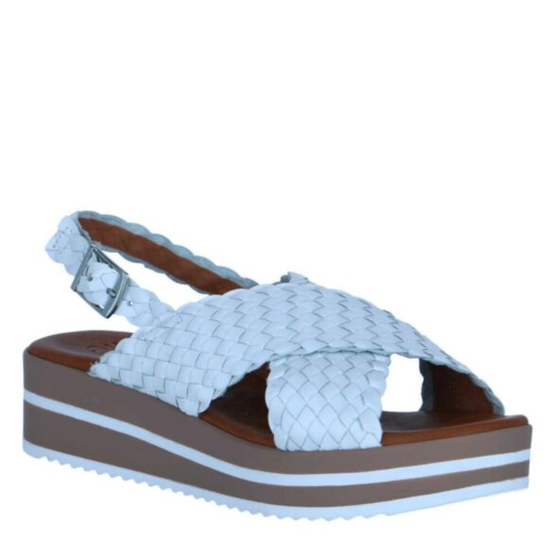 DAMES OPEN SCHOENEN-Wit leer