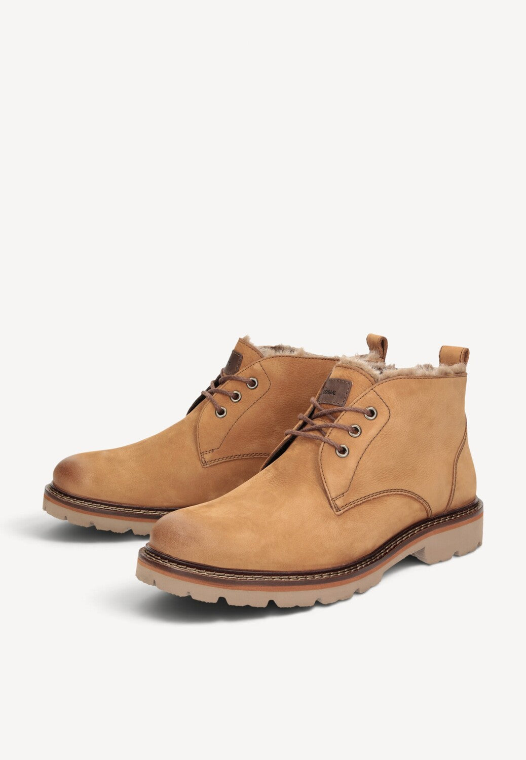 Heren boots-Bruin suède