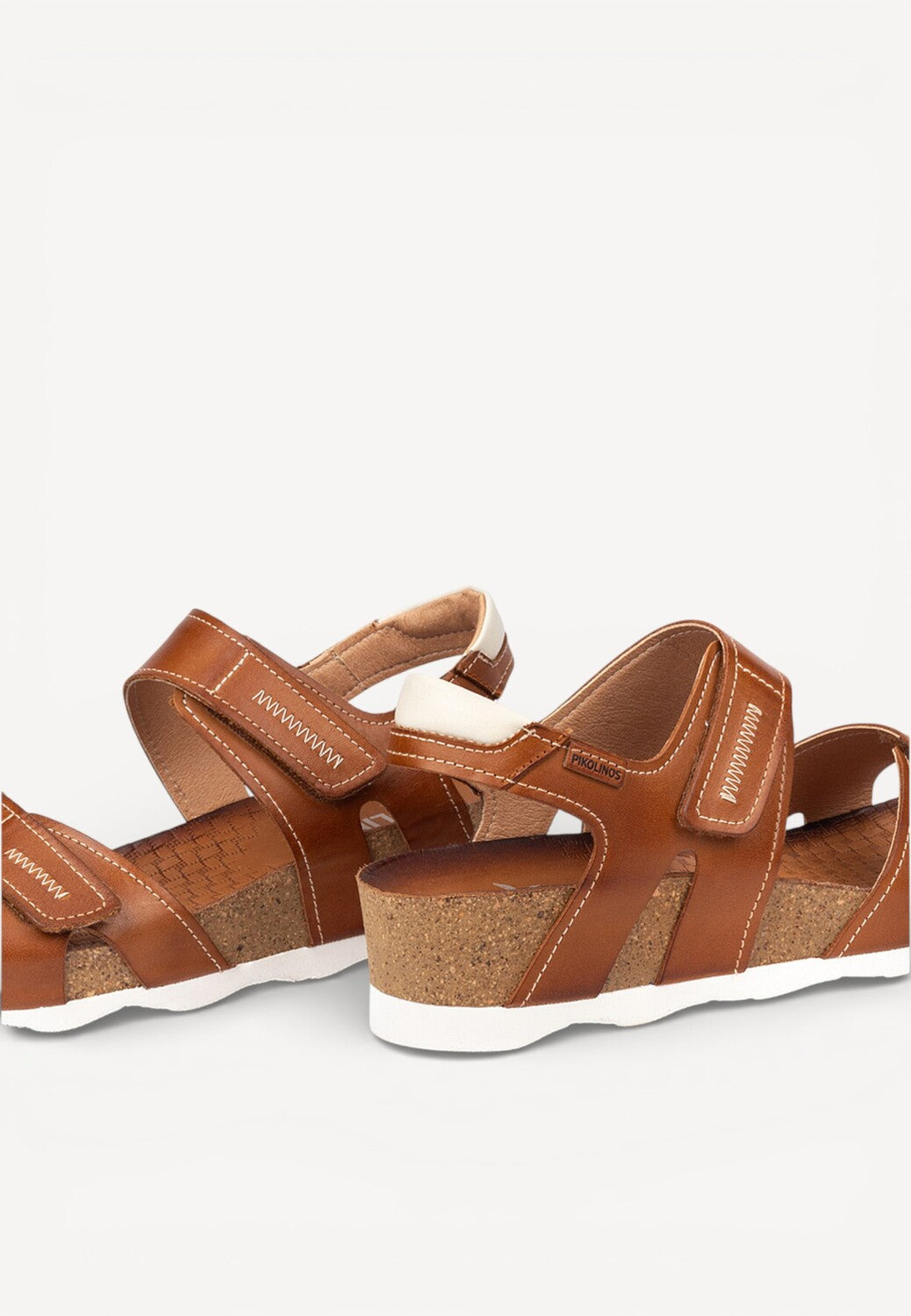 DAMES OPEN SCHOENEN-Bruin leer