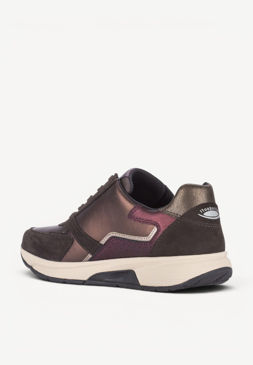 DAMES SPORTIEVE VETERSCHO-Bruin combi kleur