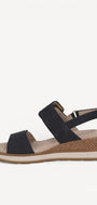 DAMES OPEN SCHOENEN-Blauw suède/nubuck