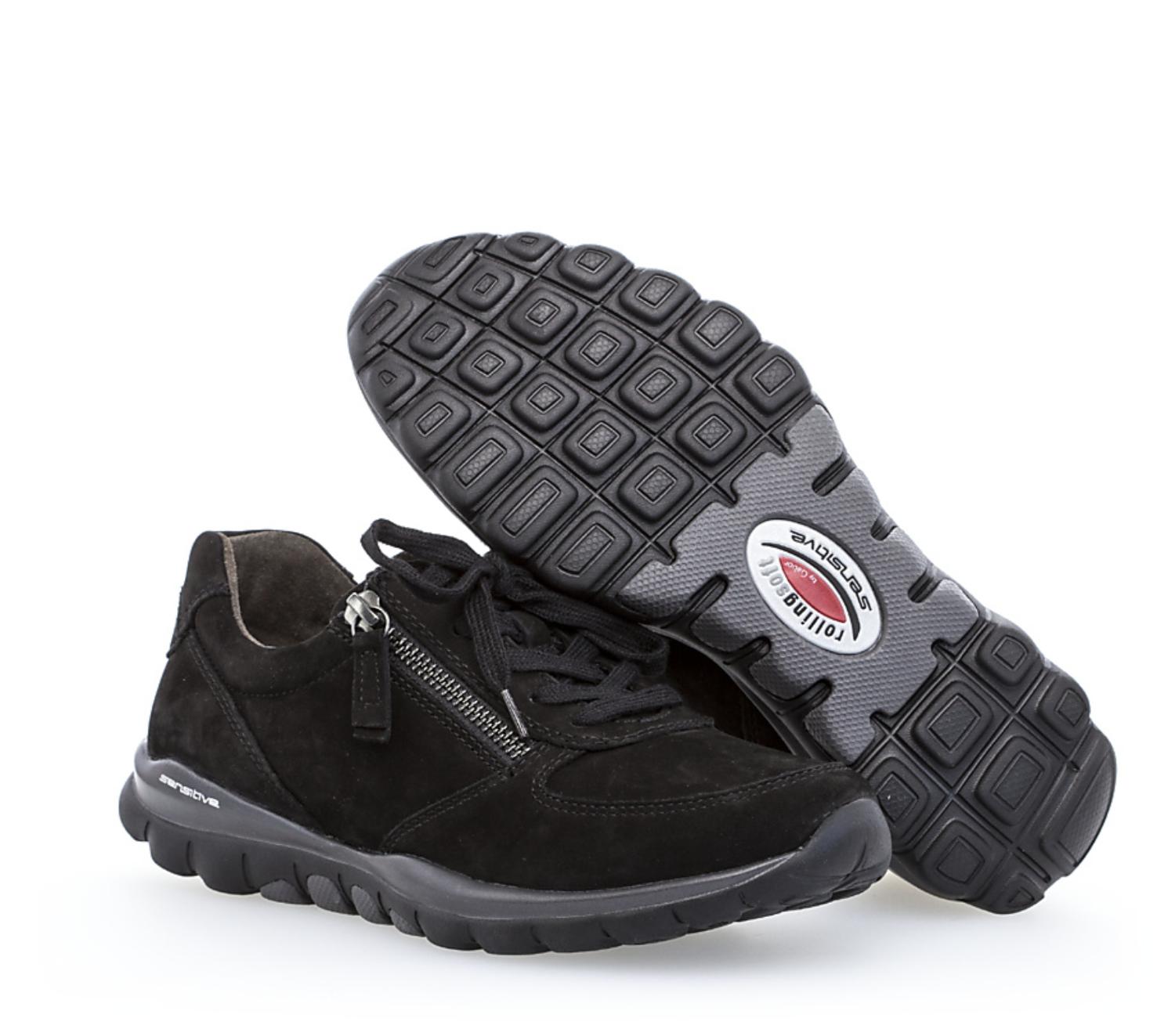 DAMES SPORTIEVE VETERSCHO-Zwart suède