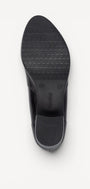 DAMES BOOTS+KORT LAARS-Zwart leer