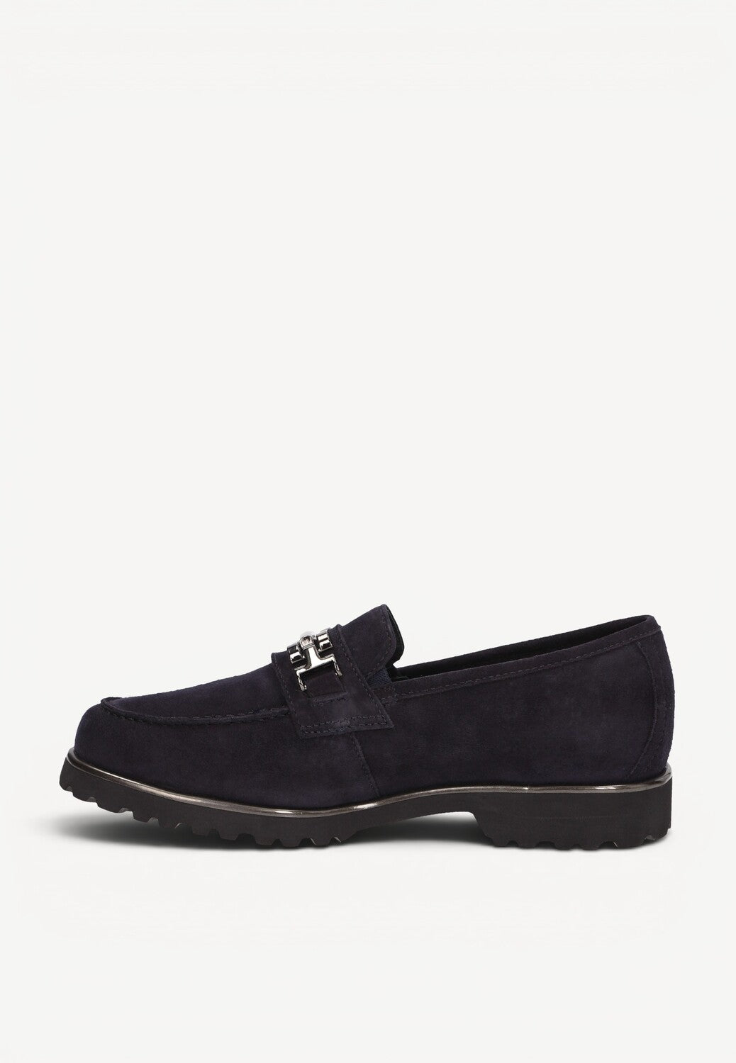 DAMES INSTAPSCHOENEN-Blauw suède/nubuck