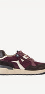 DAMES SPORTIEVE VETERSCHO-Rood suède/nubuck