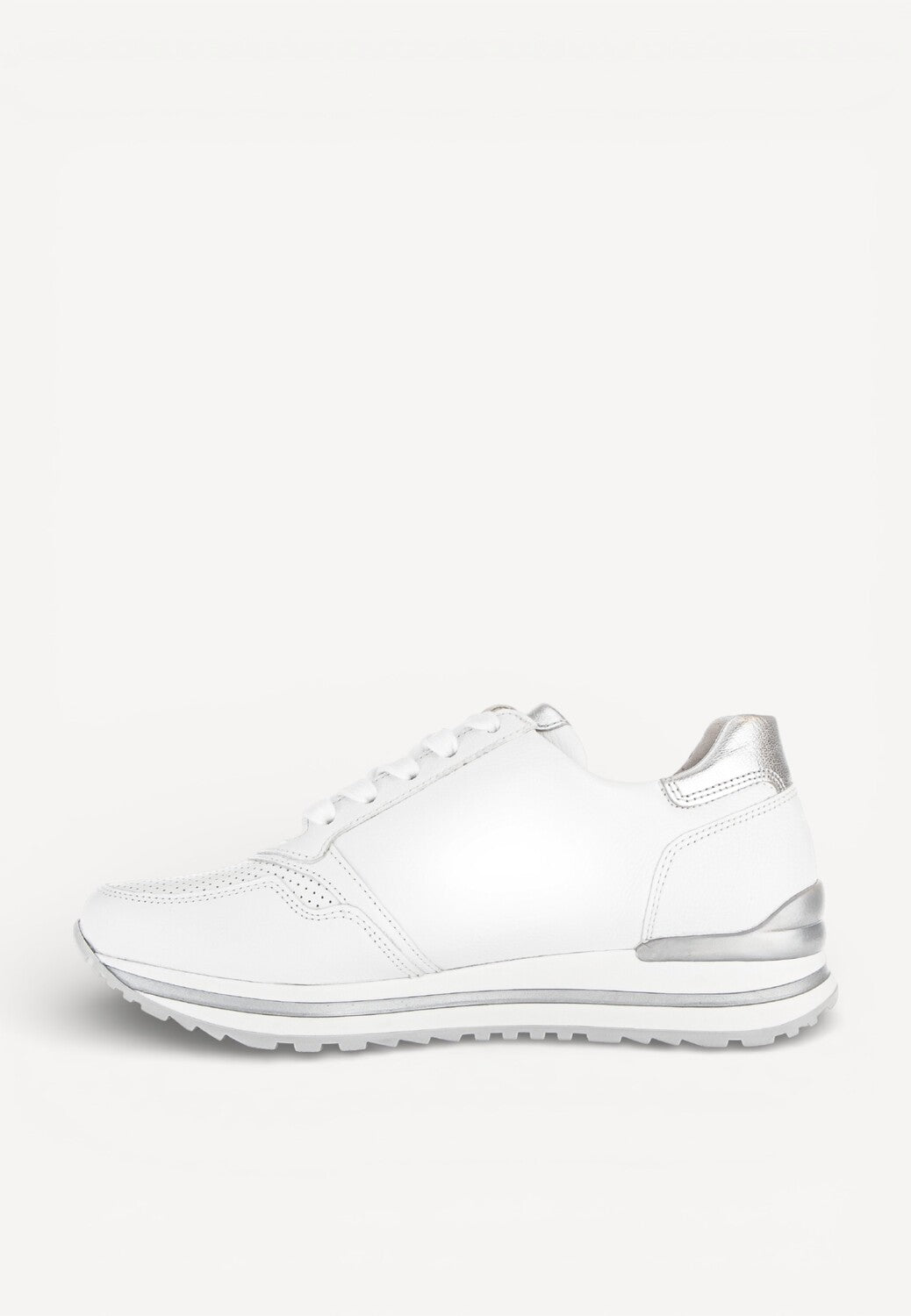 DAMES SPORTIEVE VETERSCHO-Wit leer