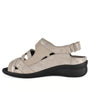 DAMES OPEN SCHOENEN-Beige suède/nubuck