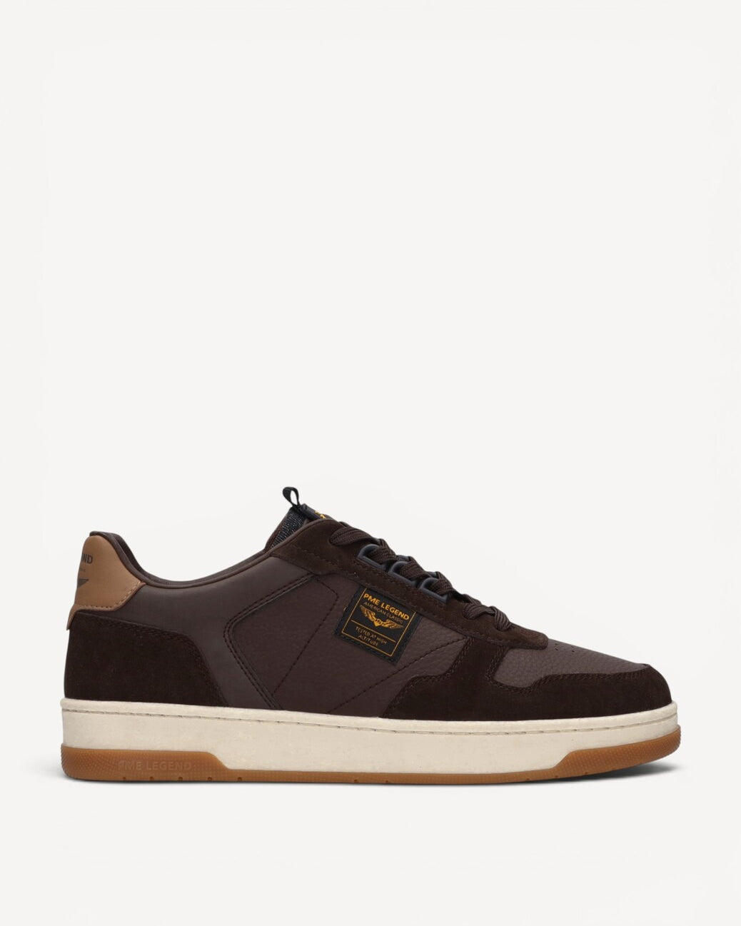 Heren veterschoenen-Bruin suède