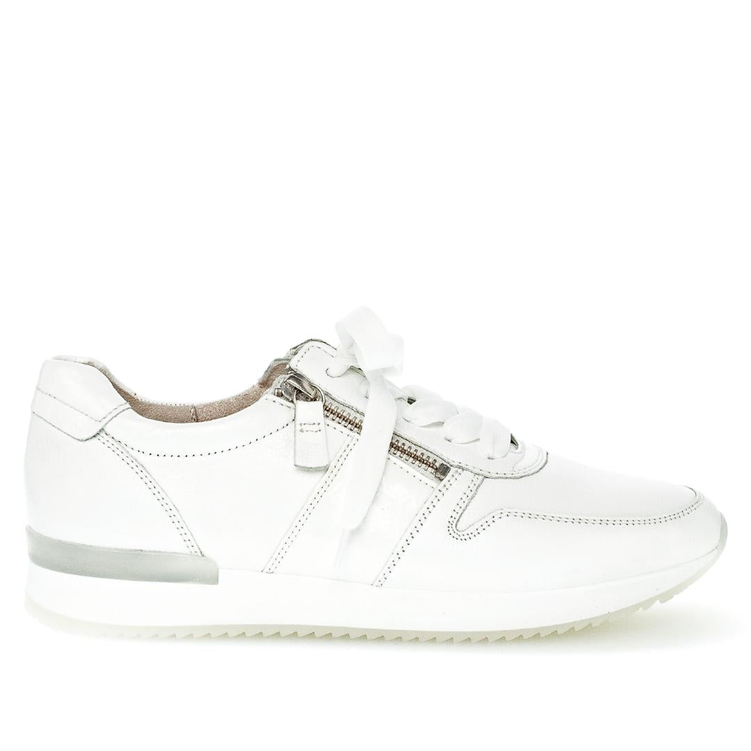 DAMES SPORTIEVE VETERSCHO-Wit leer