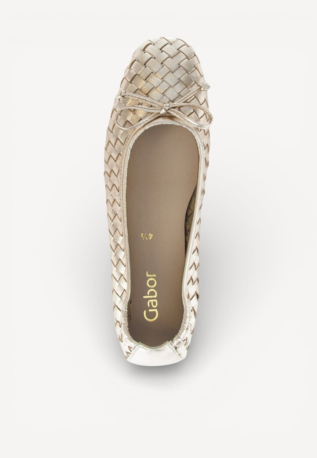 BALLERINAS + PUMPS-Goud leer