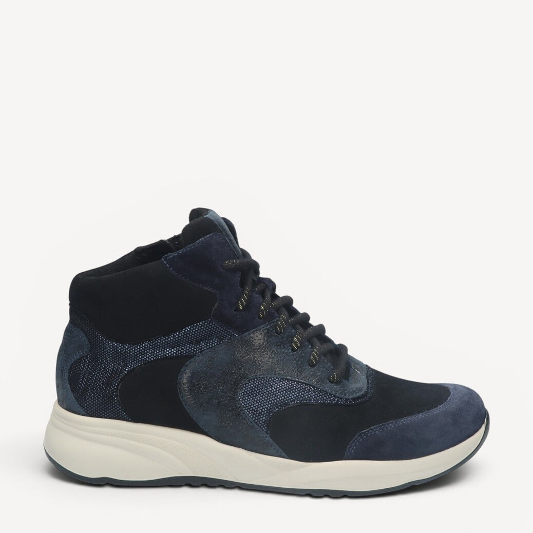 DAMES SPORTIEVE VETERSCHO-Blauw suède/nubuck