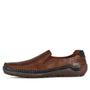 Heren instapper-Bruin combi kleur