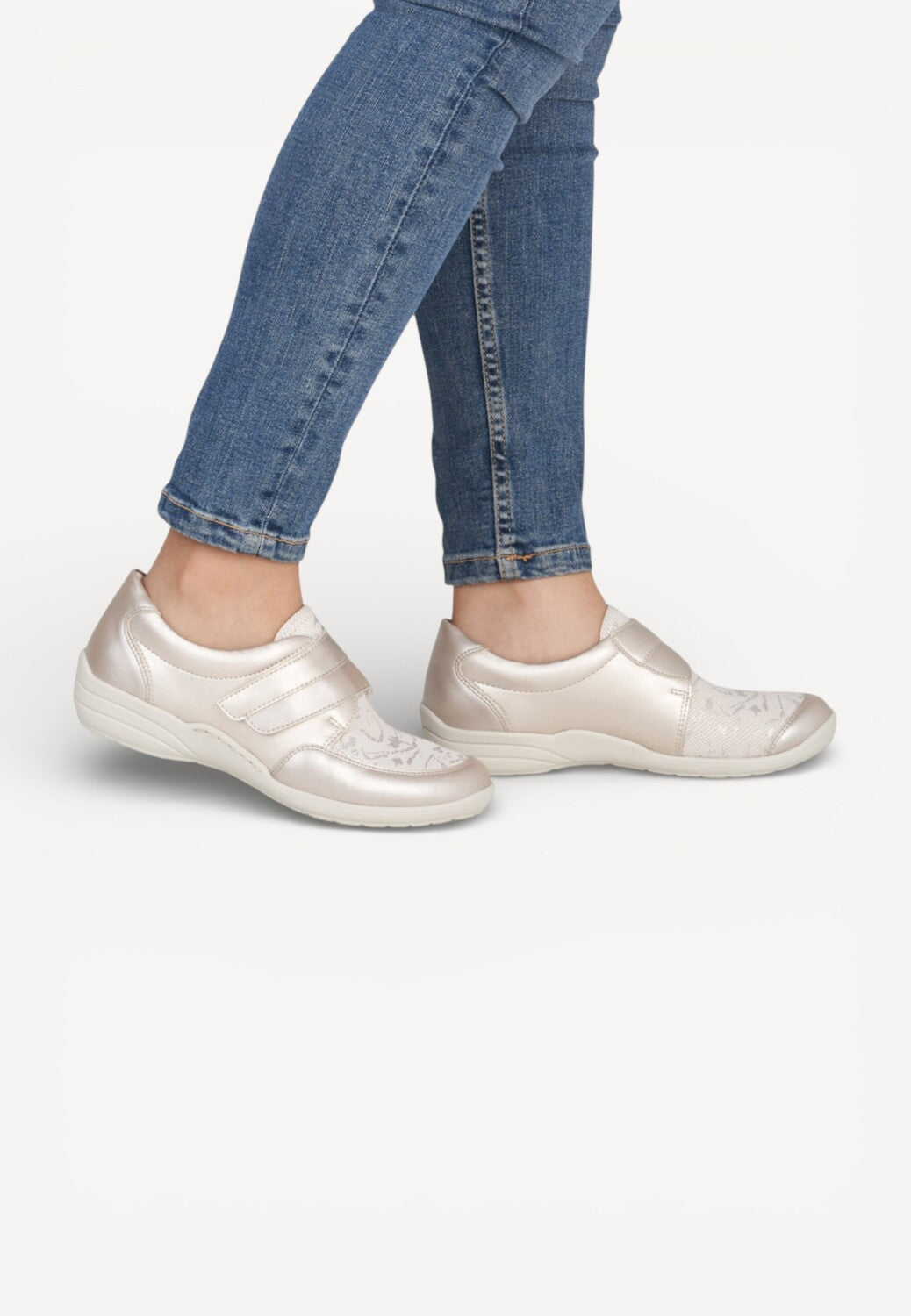 DAMES SPORTIEVE VETERSCHO-Beige combi kleur